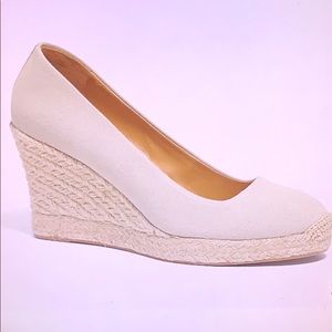 JCrew Canvas Espadrille Wedge